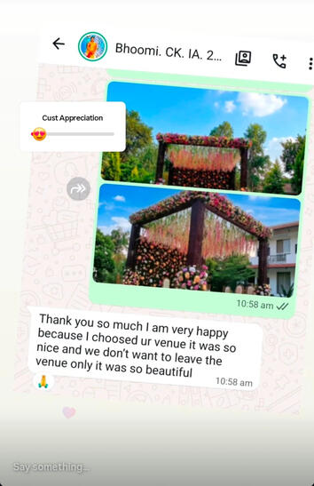 wedding venue in North Bangalore