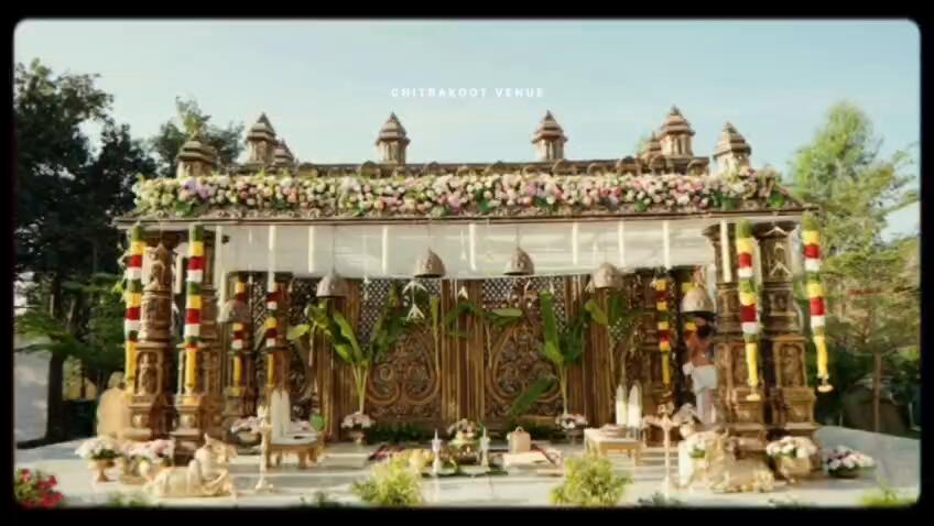 Mandap Setup & Reception Lawn at Chitrakoot
